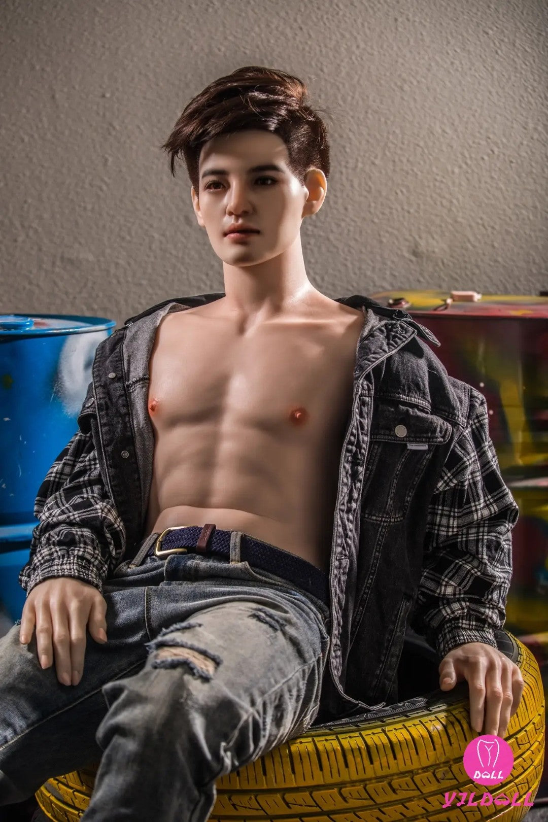 Joseph mâle poupée sexuelle (YJL Doll 177cm MD011 Silicone)