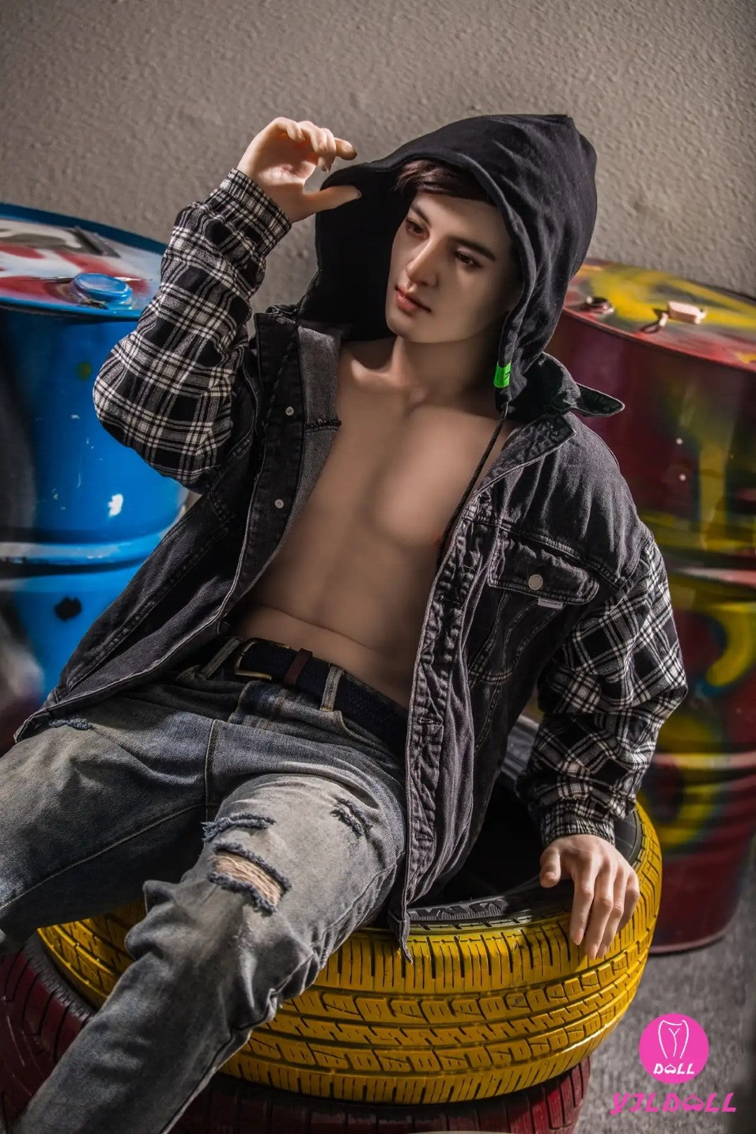 Joseph mâle poupée sexuelle (YJL Doll 177cm MD011 Silicone)