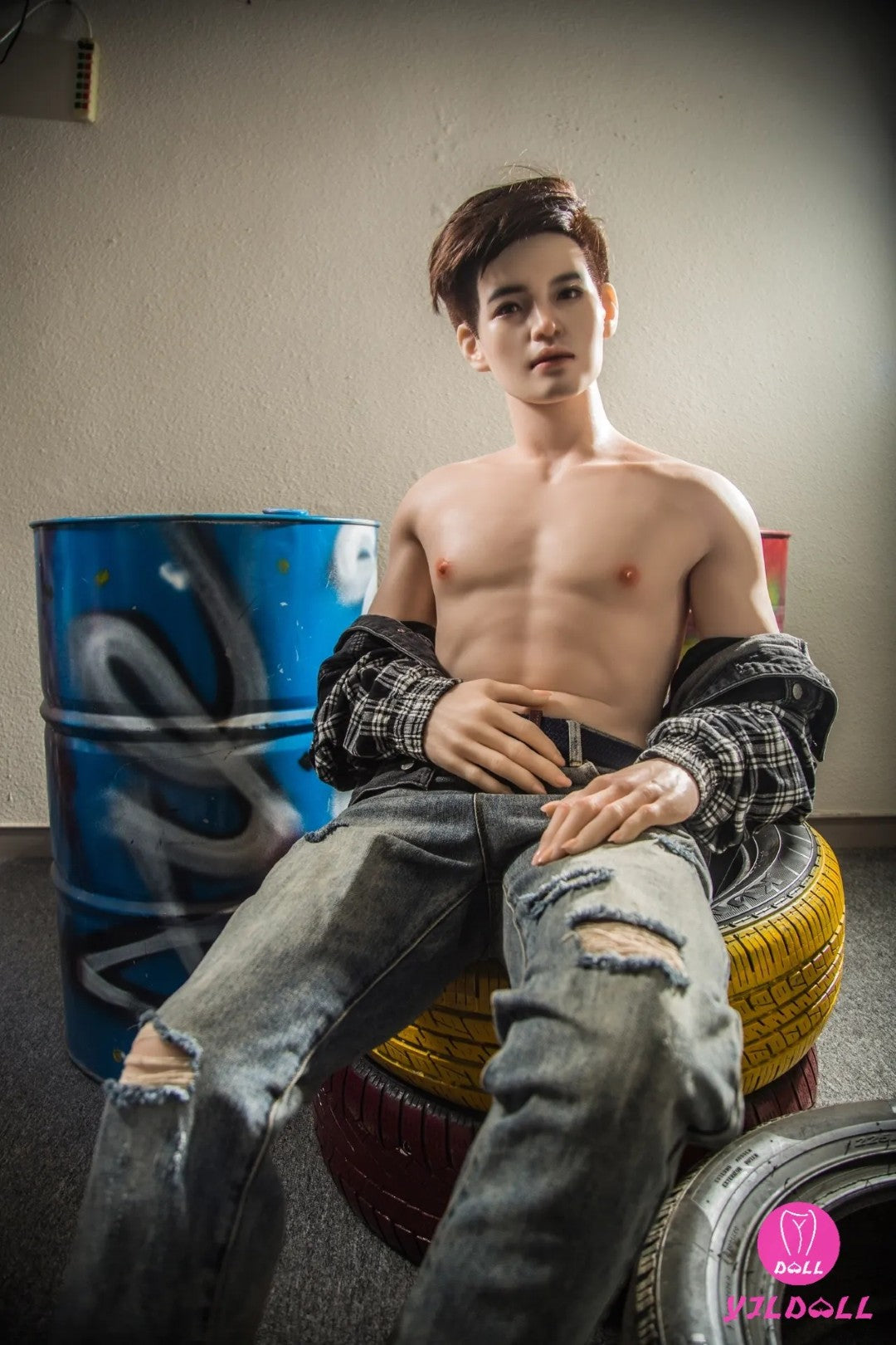 Joseph mâle poupée sexuelle (YJL Doll 177cm MD011 Silicone)
