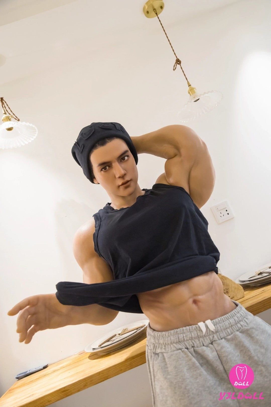 Richard Mâle poupée sexuelle (YJL Doll 180 cm (MD012 Silicone)