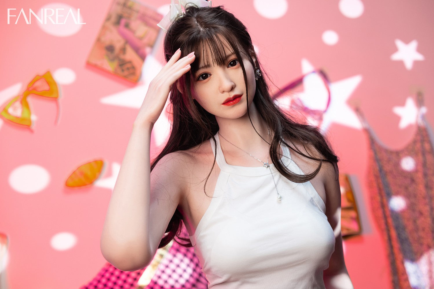 Josie poupée sexuelle (FanReal Doll 163cm C-cup Silicone)