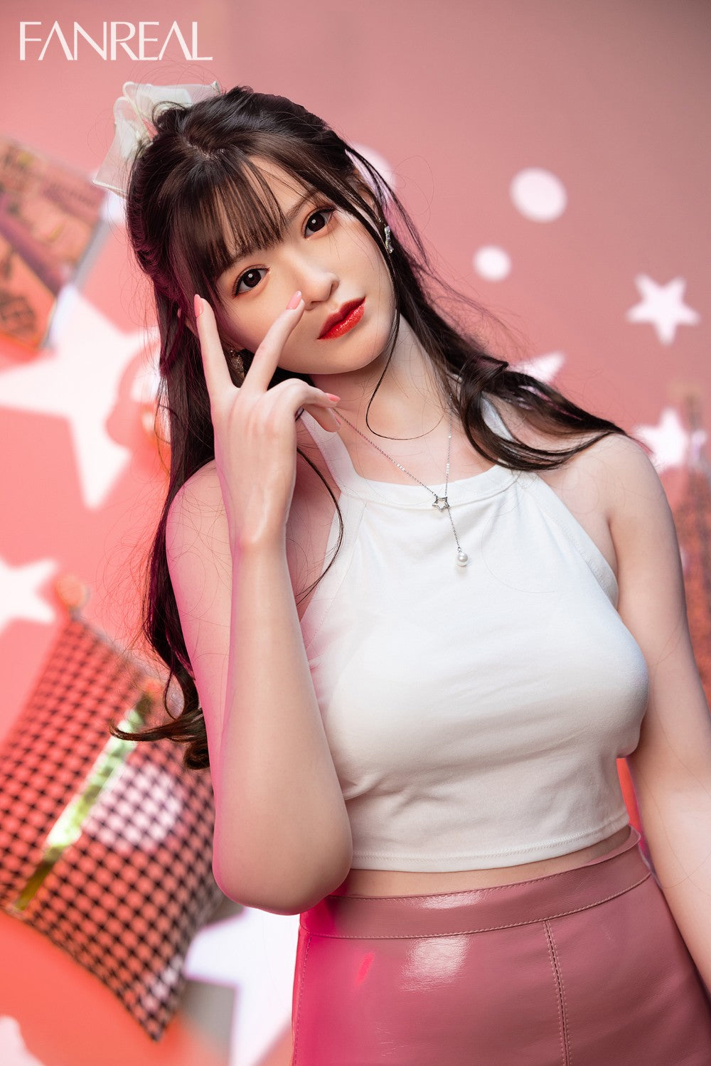 Josie poupée sexuelle (FanReal Doll 163cm C-cup Silicone)