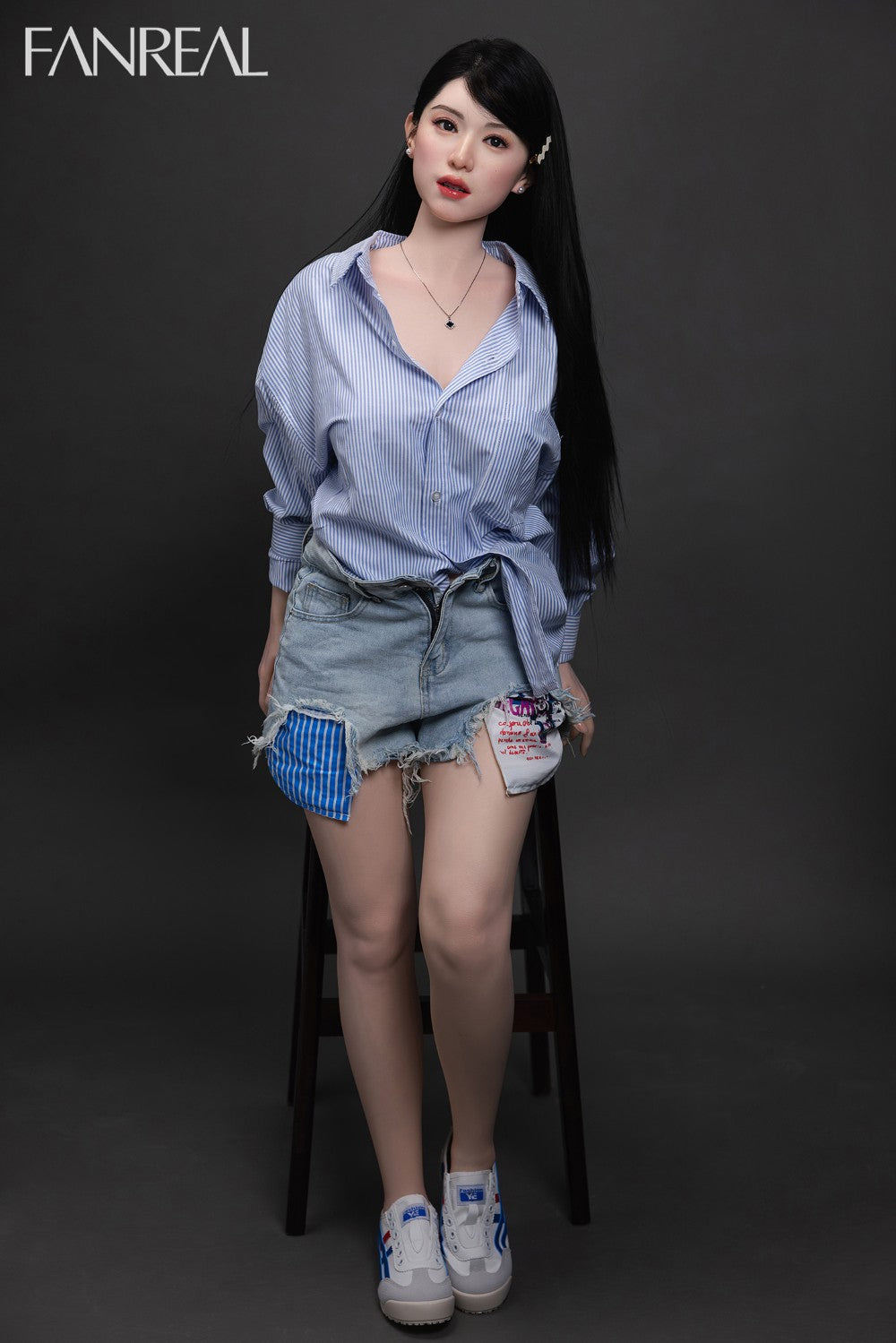 Kimmy poupée sexuelle (FanReal Doll Bonnet F 155 cm RST Silicone)