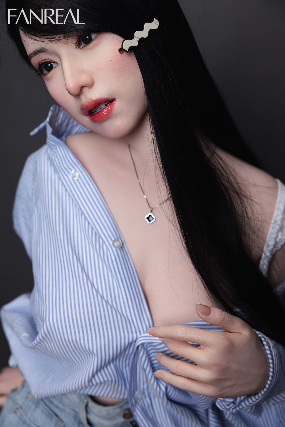Kimmy poupée sexuelle (FanReal Doll Silicone F-Cup de 155 cm)