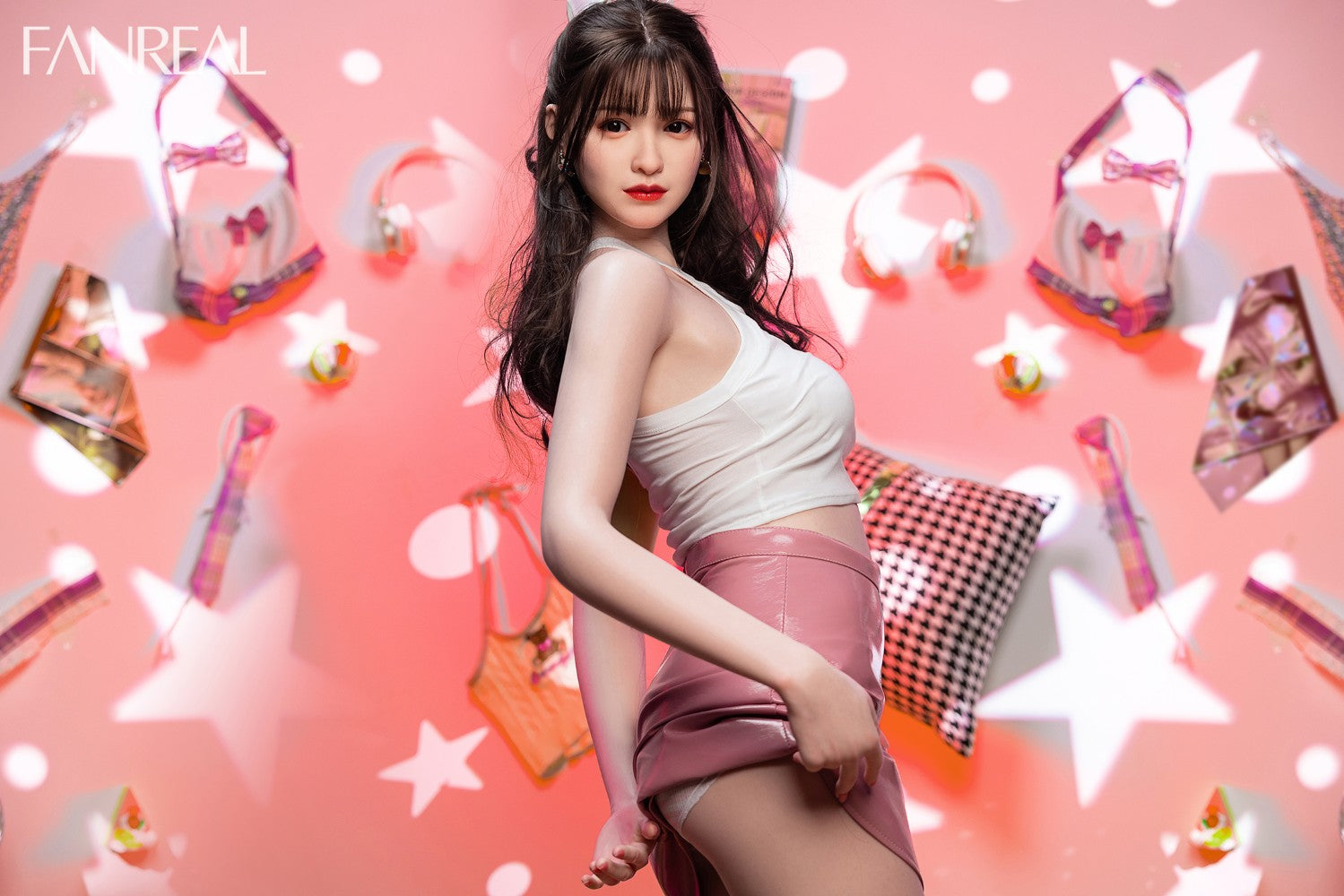 Josie poupée sexuelle (FanReal Doll 163 cm en silicone C-Cup)