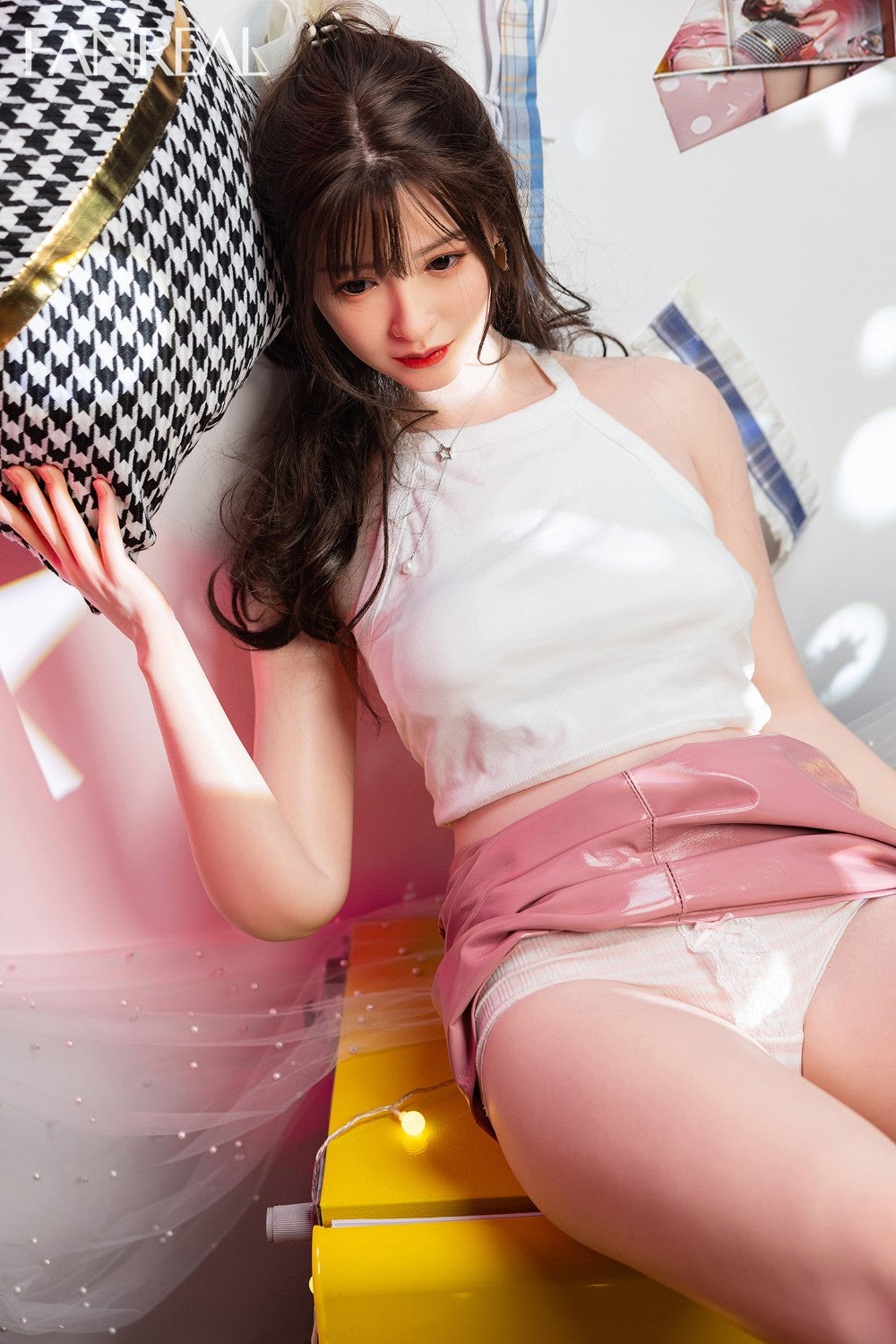 Josie poupée sexuelle (FanReal Doll 163cm C-cup Silicone)