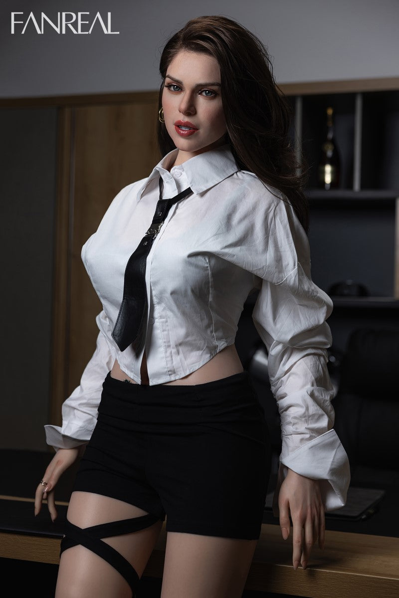 Gina poupée sexuelle (FanReal Doll 170 cm bonnet D en silicone)