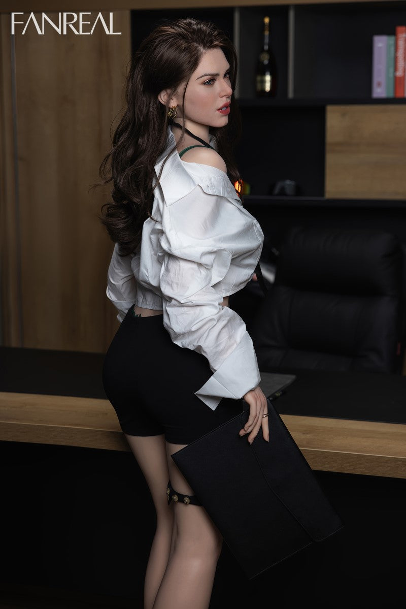 Gina poupée sexuelle (FanReal Doll 170 cm bonnet D en silicone)