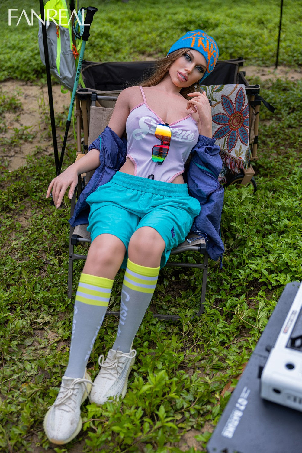 Kelly poupée sexuelle (FanReal Doll Bonnet F 155 cm RST Silicone)