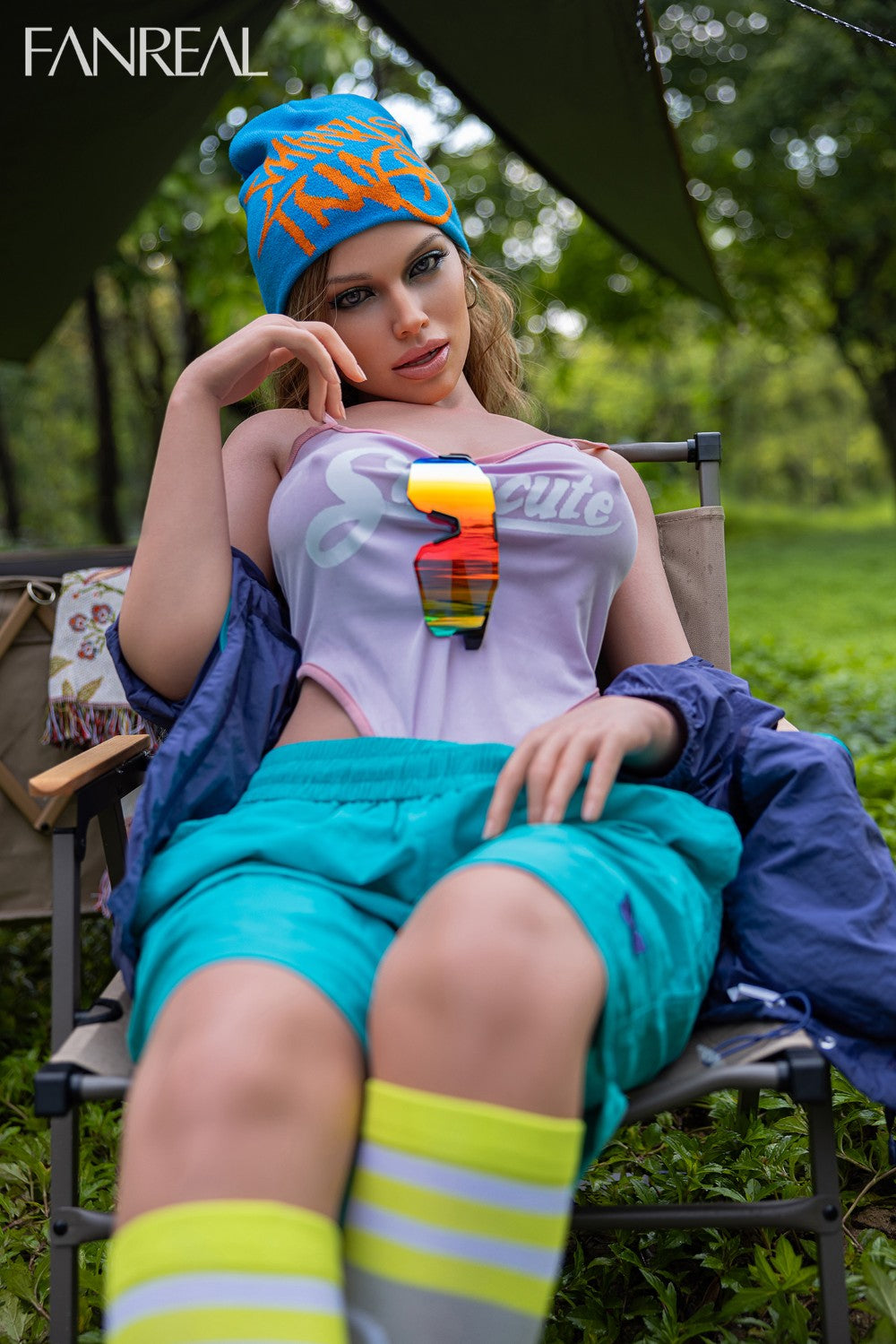 Kelly poupée sexuelle (FanReal Doll Bonnet F 155 cm RST Silicone)