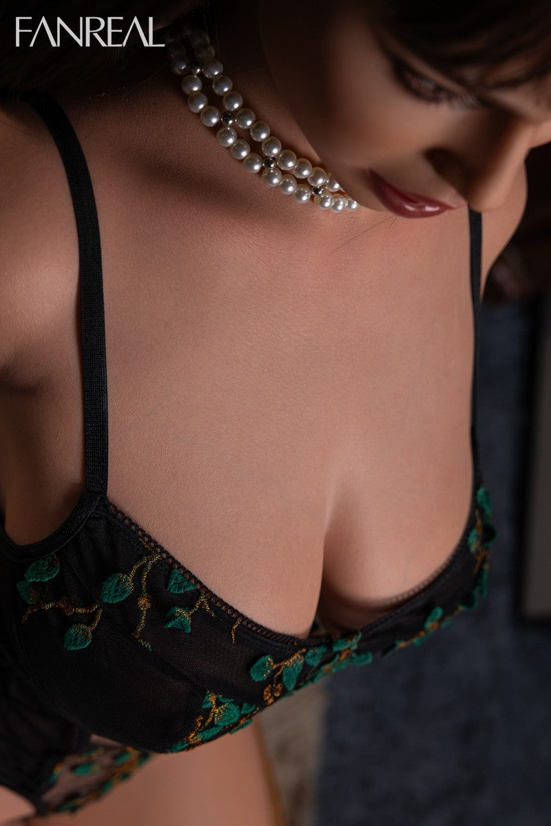 Torse de Kelly poupée sexuelle (FanReal Doll Bonnet F de 111 cm RST silicone)