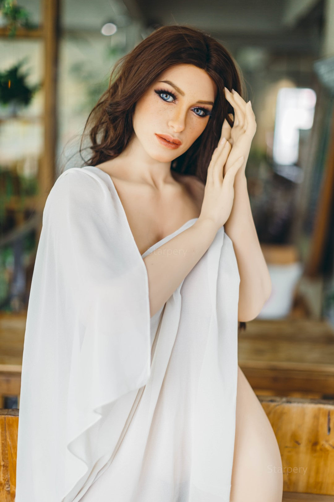 Adèle poupée sexuelle (Starpery Bonnet G 165 cm TPE+Silicone)