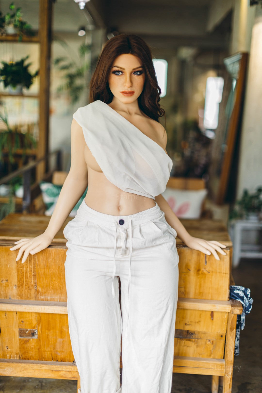 Adèle poupée sexuelle (Starpery Bonnet G 165 cm TPE+Silicone)