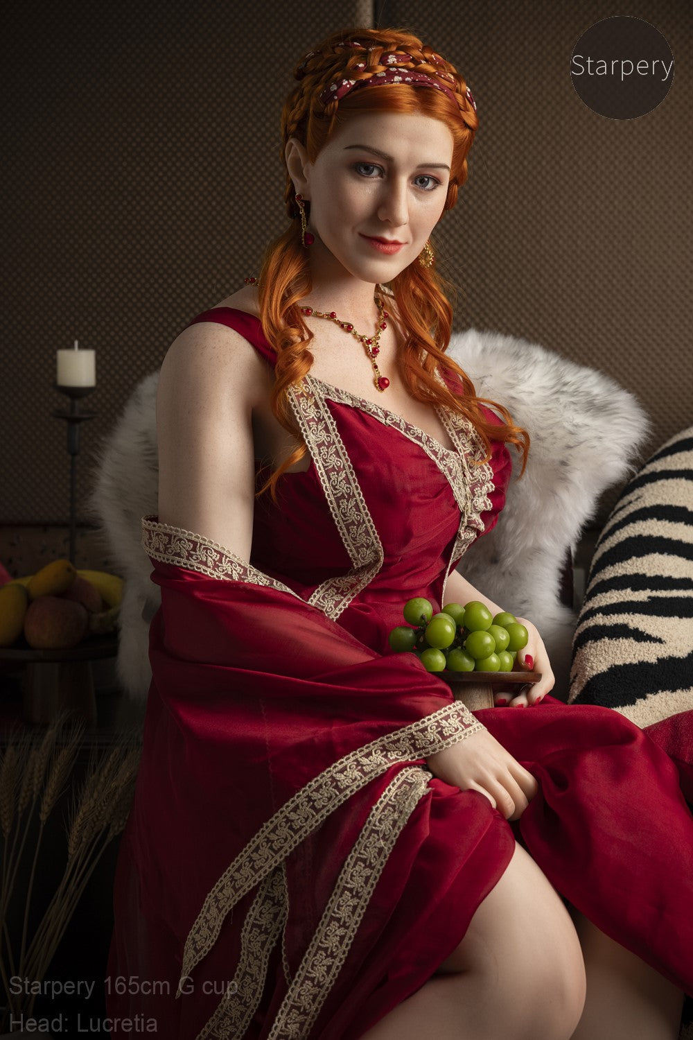 Lucrèce poupée sexuelle (Starpery Bonnet G 165 cm TPE+Silicone)