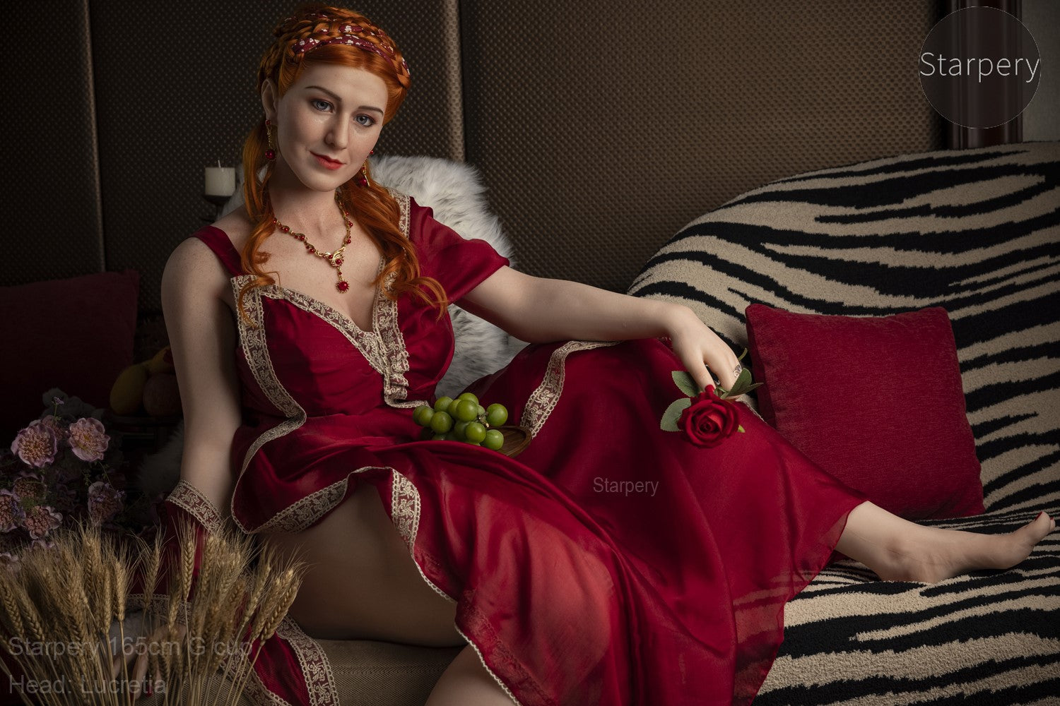 Lucrèce poupée sexuelle (Starpery Bonnet G 165 cm TPE+Silicone)
