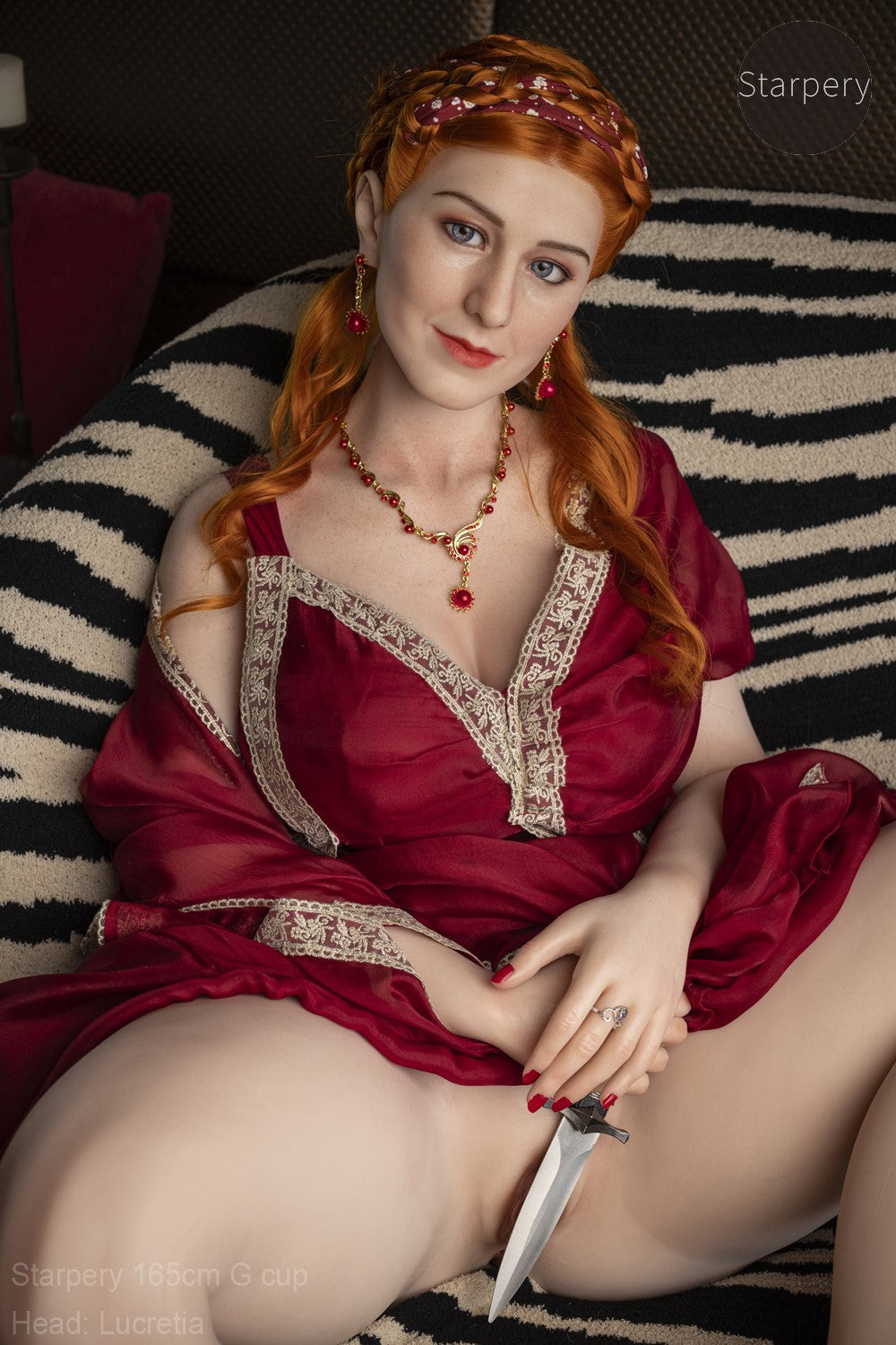 Lucrèce poupée sexuelle (Starpery Bonnet G 165 cm TPE+Silicone)