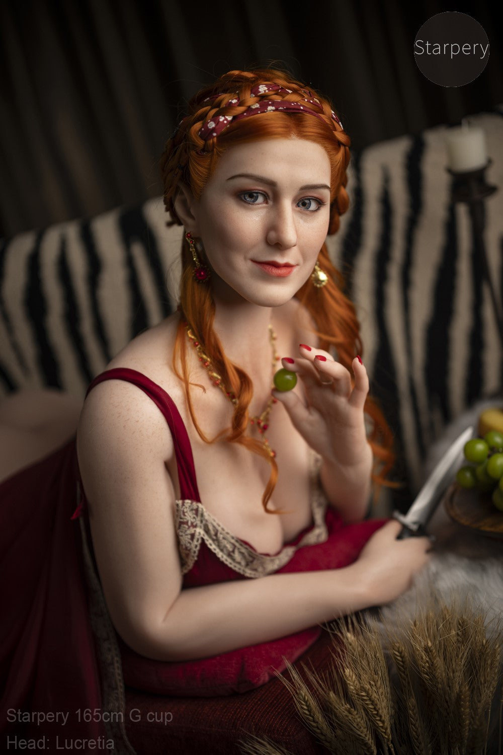 Lucrèce poupée sexuelle (Starpery Bonnet G 165 cm TPE+Silicone)