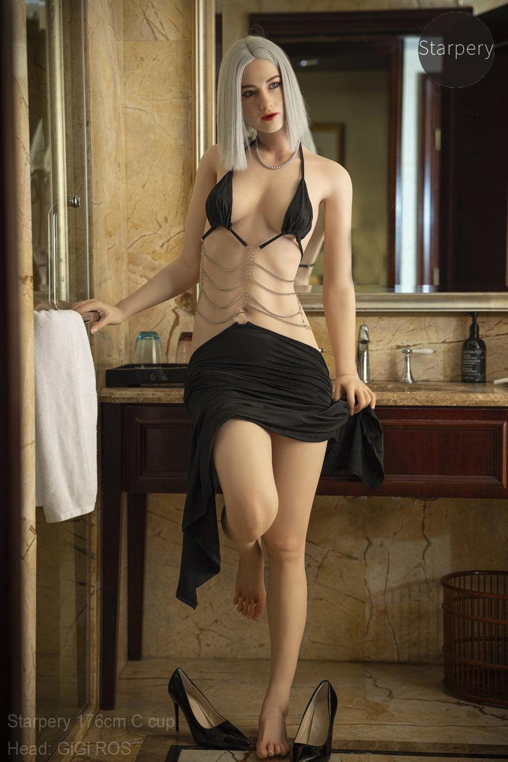 Gigi poupée sexuelle (Starpery 176 cm bonnet C TPE+Silicone)