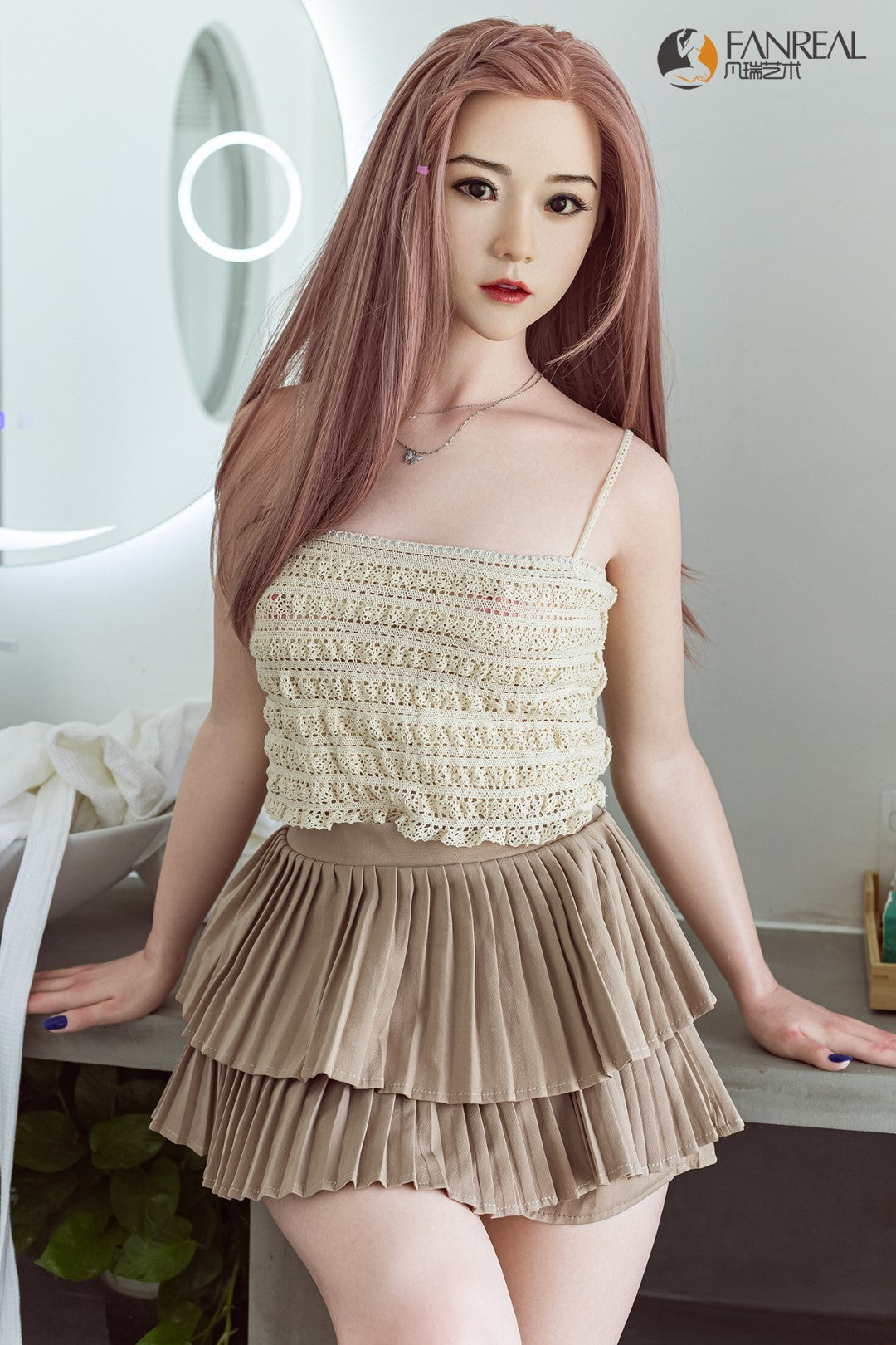 Qian poupée sexuelle (FanReal Doll 158cm bonnet B Silicone)