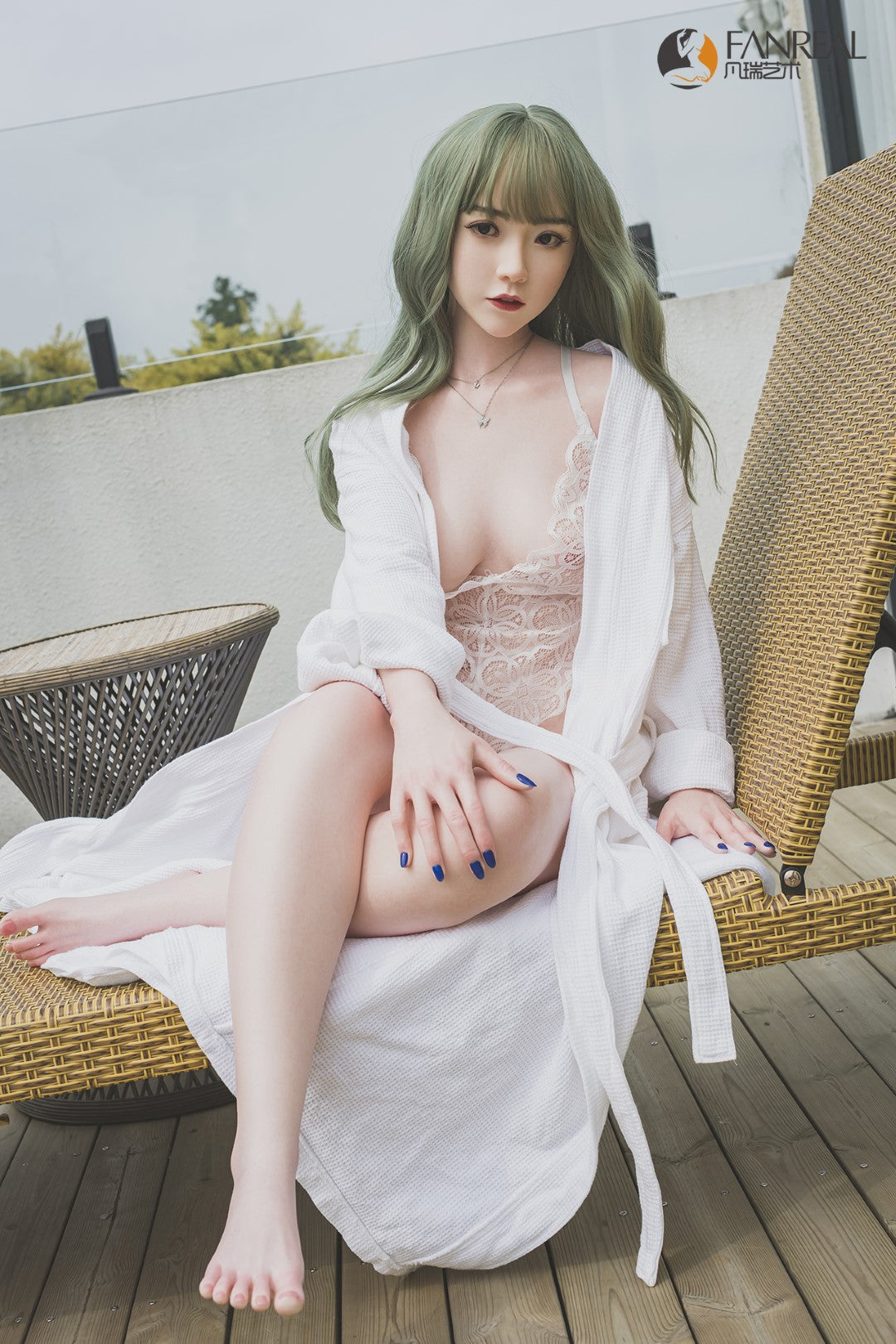 Qian poupée sexuelle (FanReal Doll 158cm bonnet B Silicone)