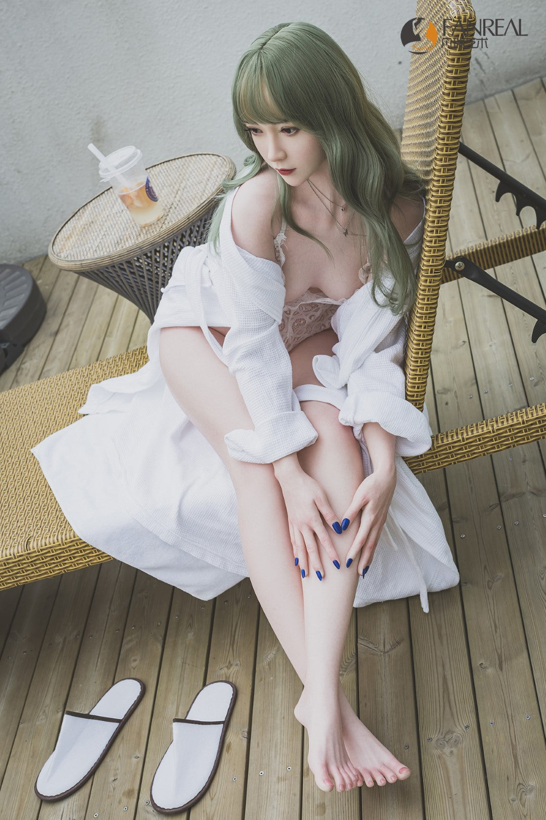 Qian poupée sexuelle (FanReal Doll 158cm bonnet B Silicone)