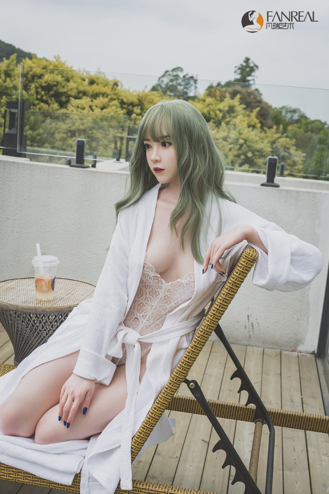 Qian poupée sexuelle (FanReal Doll 158cm bonnet B Silicone)