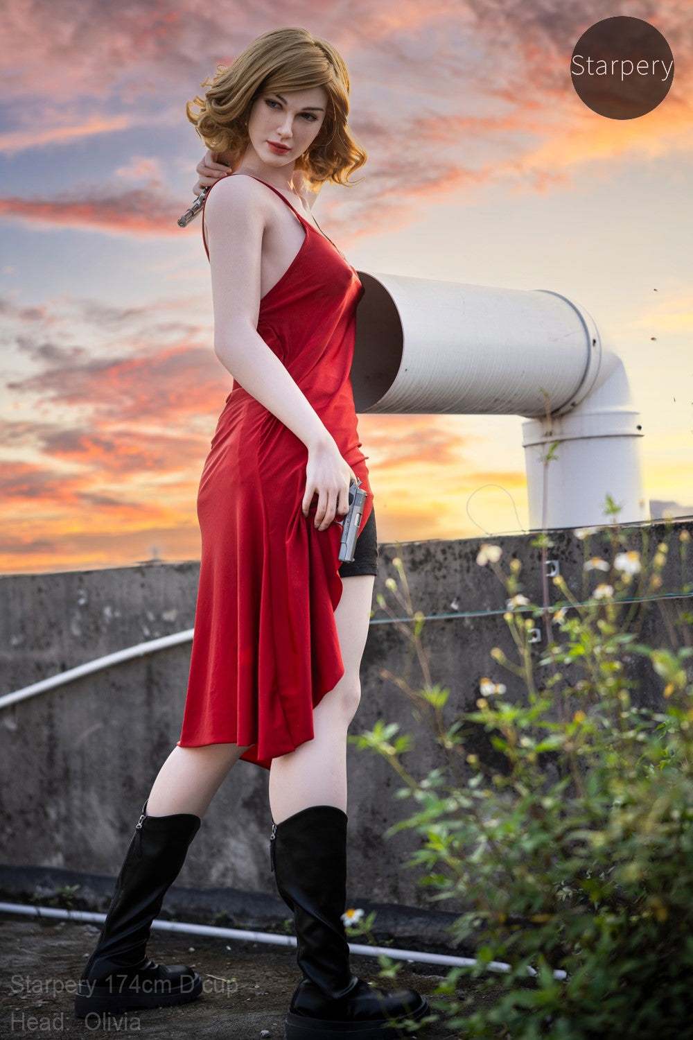 Olivia poupée sexuelle (Starpery 174 cm bonnet D TPE+Silicone)