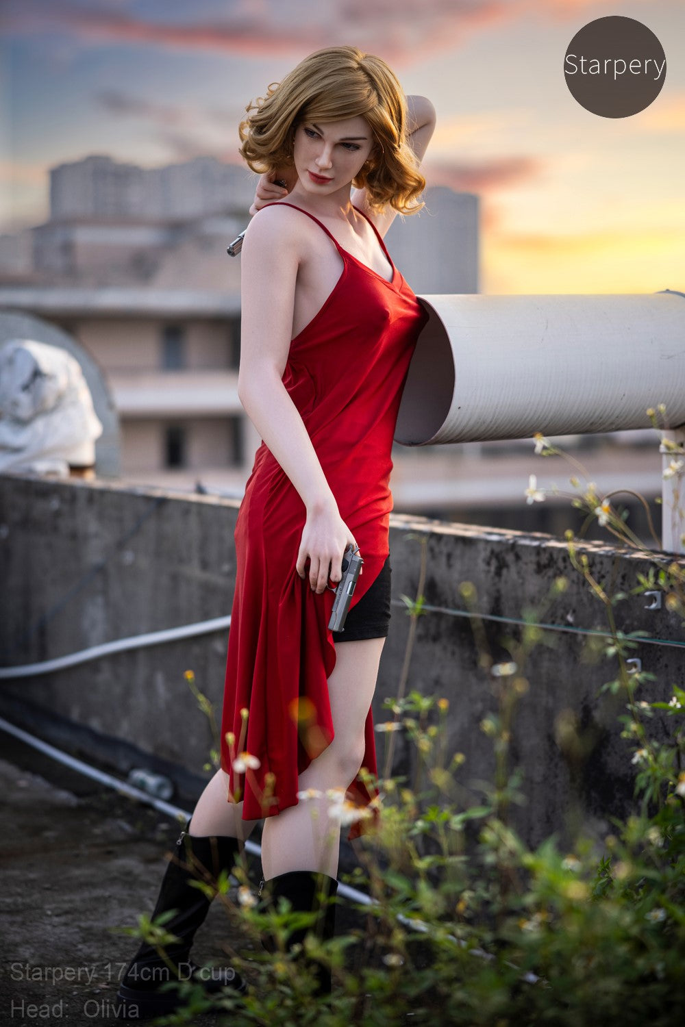 Olivia poupée sexuelle (Starpery 174 cm bonnet D TPE+Silicone)