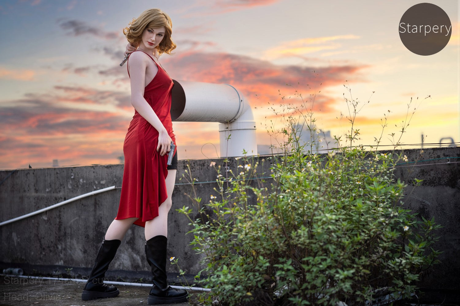 Olivia poupée sexuelle (Starpery 174 cm bonnet D TPE+Silicone)