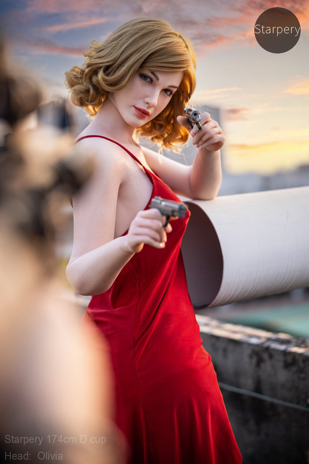 Olivia poupée sexuelle (Starpery 174 cm bonnet D TPE+Silicone)