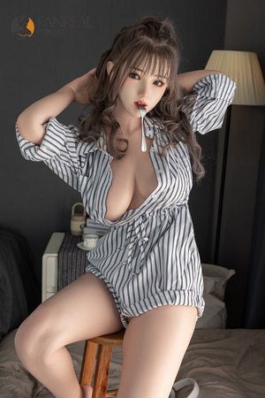 Jia poupée sexuelle (FanReal Doll Silicone F-Cup de 155 cm)