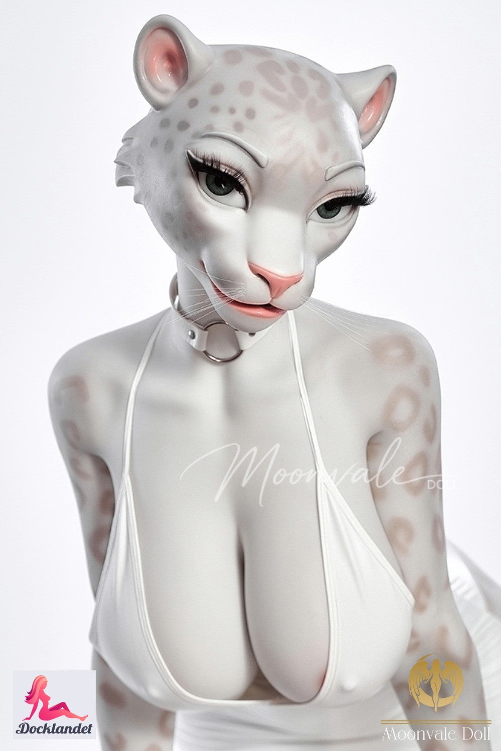 Velara poupée sexuelle (Poupée Moonvale 165cm D-cup Silicone) Léopard des Neiges Sex Doll Furry