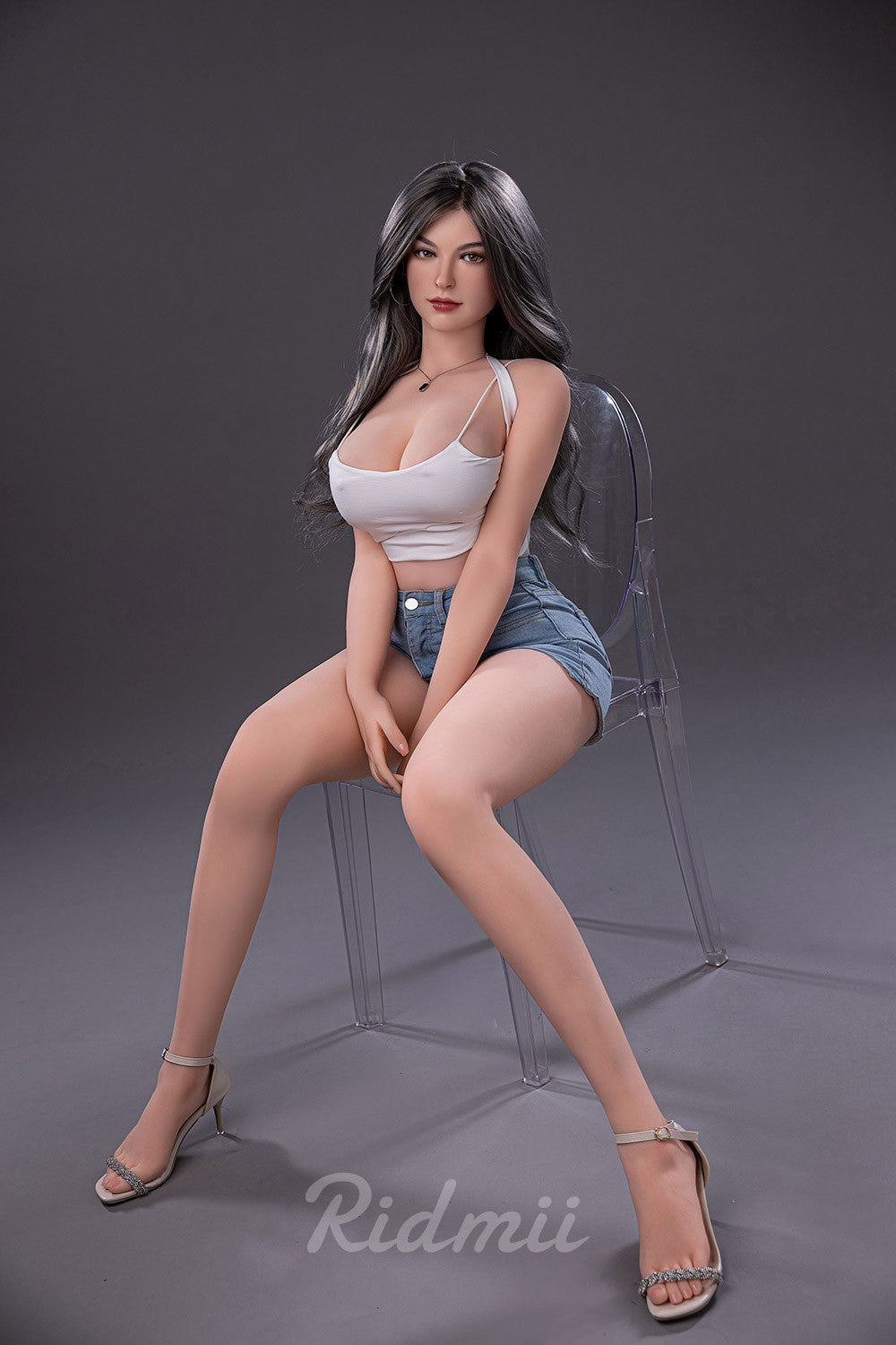 Karine poupée sexuelle (Ridmii Doll 163 cm bonnet D TPE+Silicone)