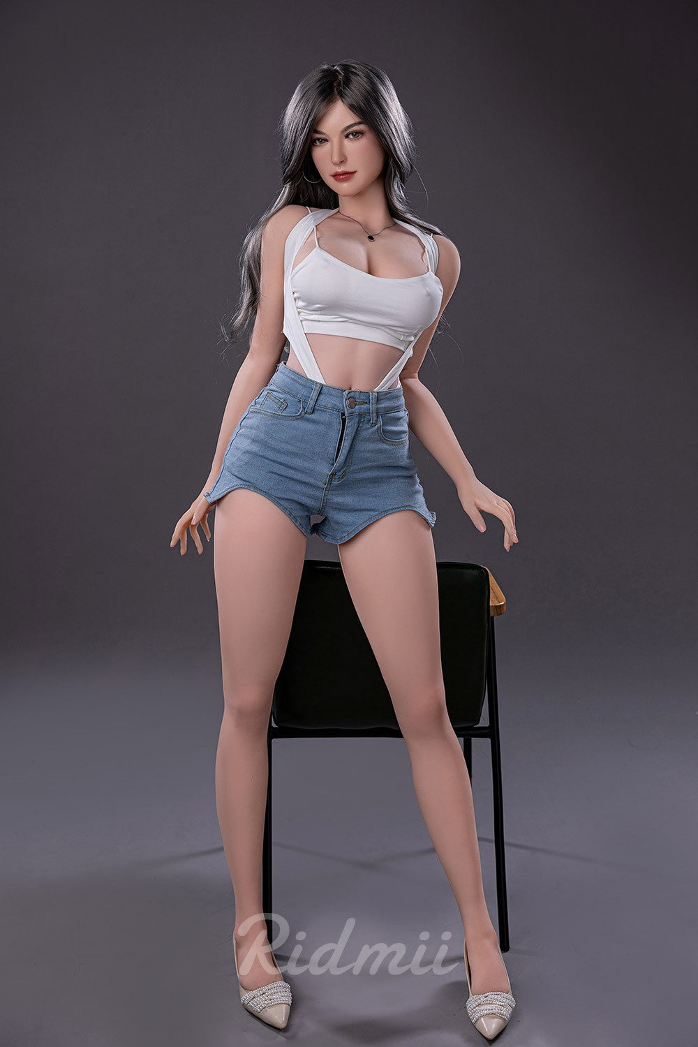 Karine poupée sexuelle (Ridmii Doll 163 cm bonnet D TPE+Silicone)