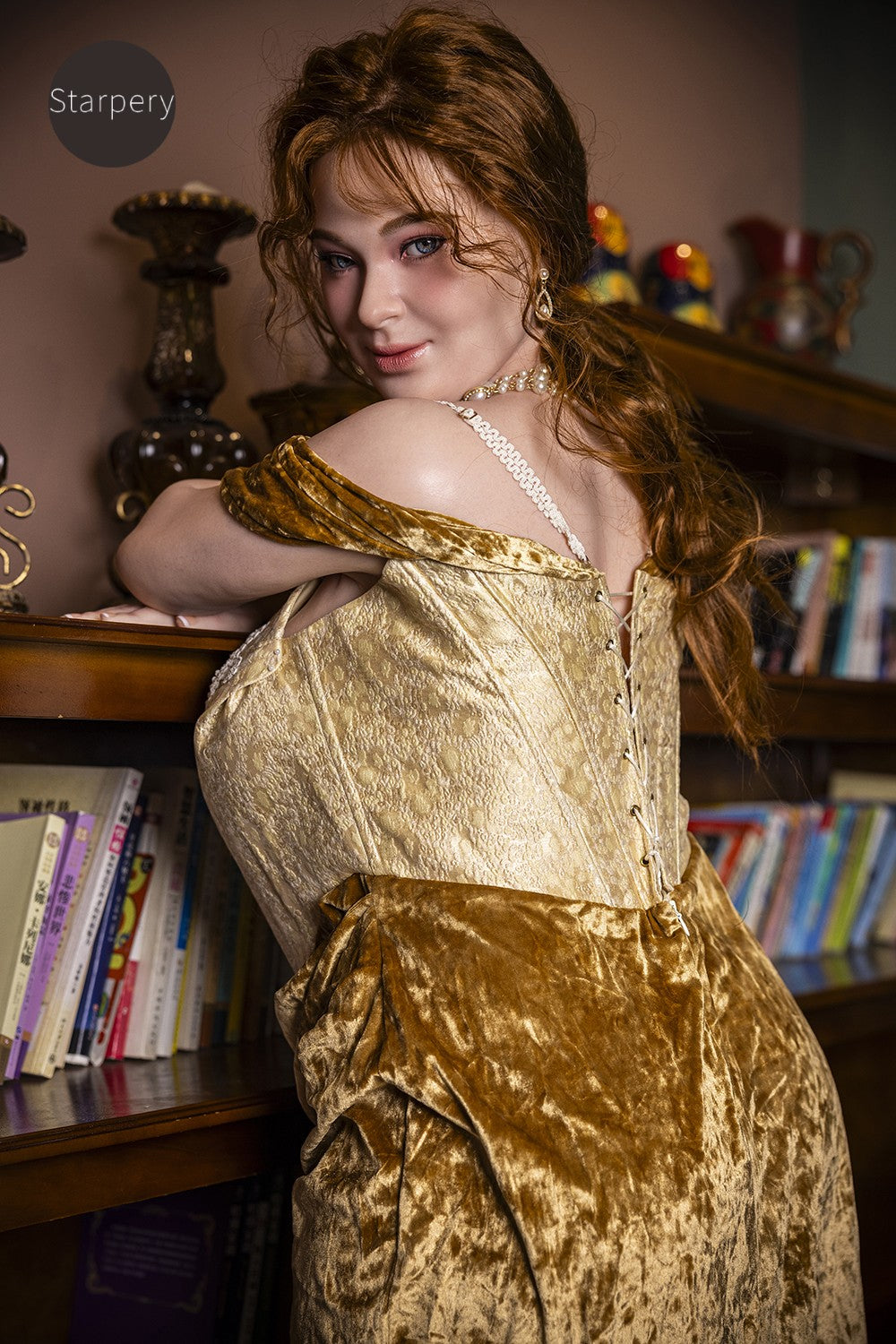 Ivoire poupée sexuelle (Starpery 161 cm H-cup TPE+Silicone)