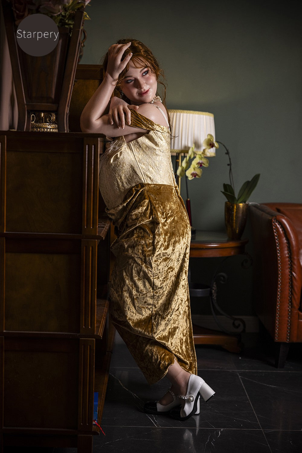 Ivoire poupée sexuelle (Starpery 161 cm H-cup TPE+Silicone)