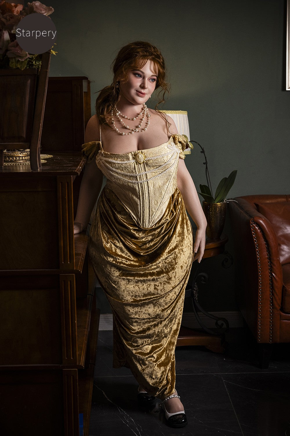 Ivoire poupée sexuelle (Starpery 161 cm H-cup TPE+Silicone)