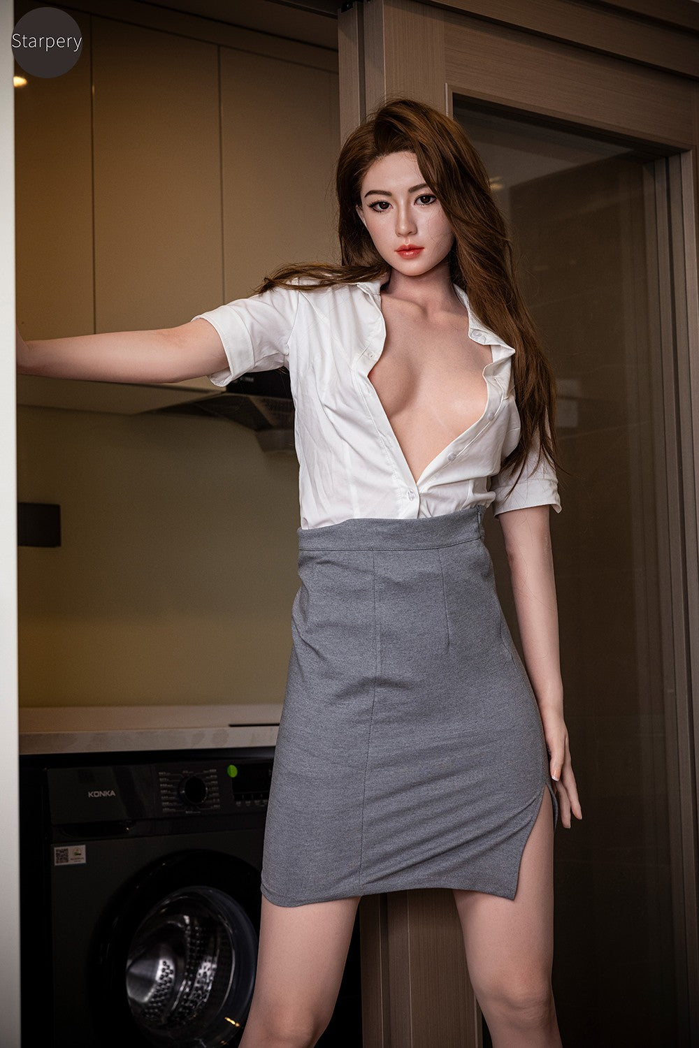 Yuyan poupée sexuelle (Starpery 176 cm bonnet C TPE+Silicone)