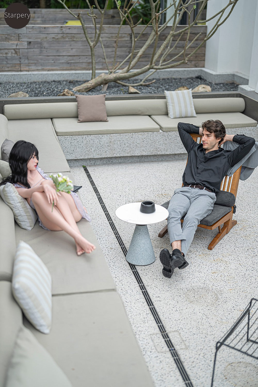 Barbara poupée sexuelle (Starpery 171 cm bonnet D TPE+Silicone)