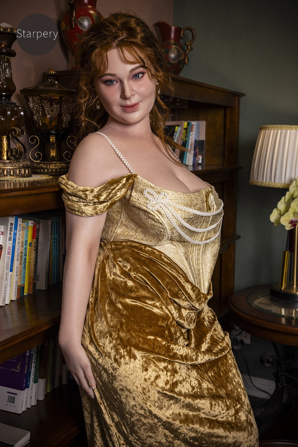 Ivoire poupée sexuelle (Starpery 161 cm H-cup TPE+Silicone)