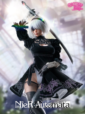 Yorha 2b poupée sexuelle (Game Lady 171cm E-Cup n ° 18 silicone)