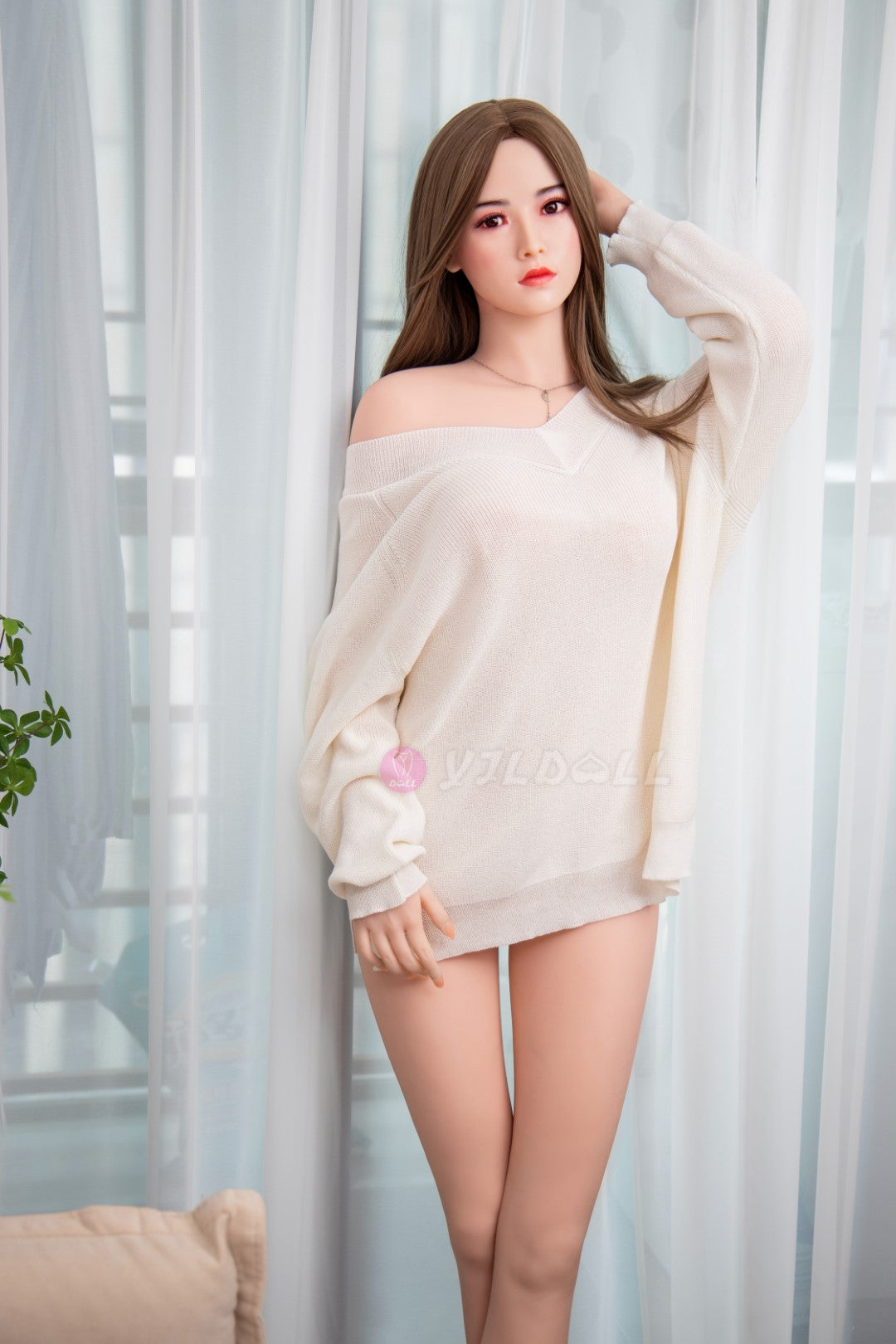 Li Na poupée sexuelle (YJL Doll Bonnet B 166 cm #806 TPE+Silicone)