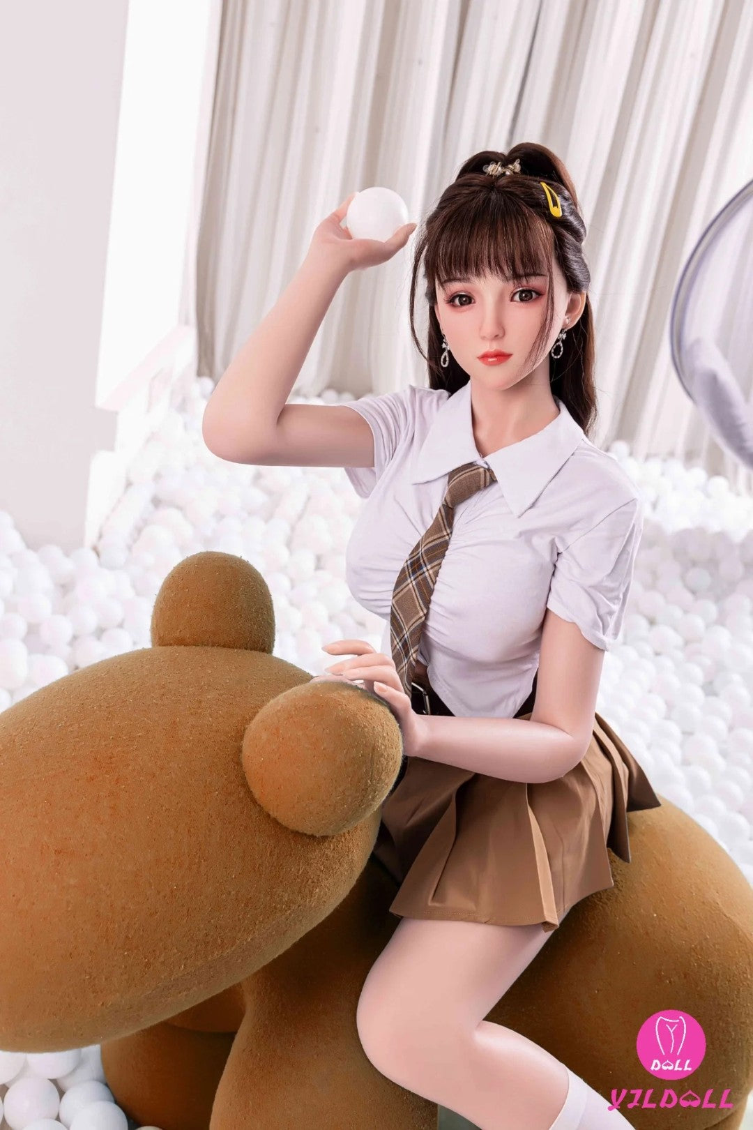 Kenley poupée sexuelle (YJL Doll 148cm D-Cup # 294 TPE + Silicone)