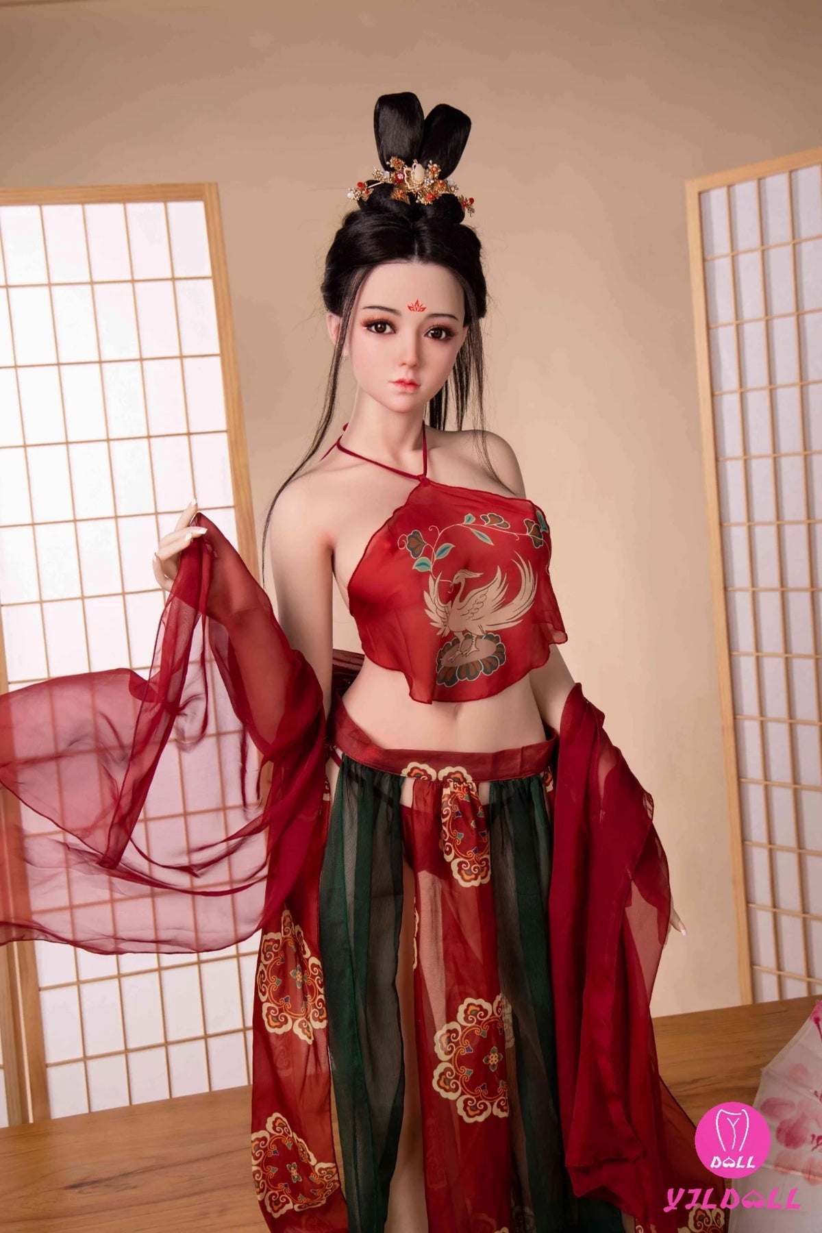 Livie poupée sexuelle (YJL Doll Bonnet D 148 cm #441 TPE+Silicone)