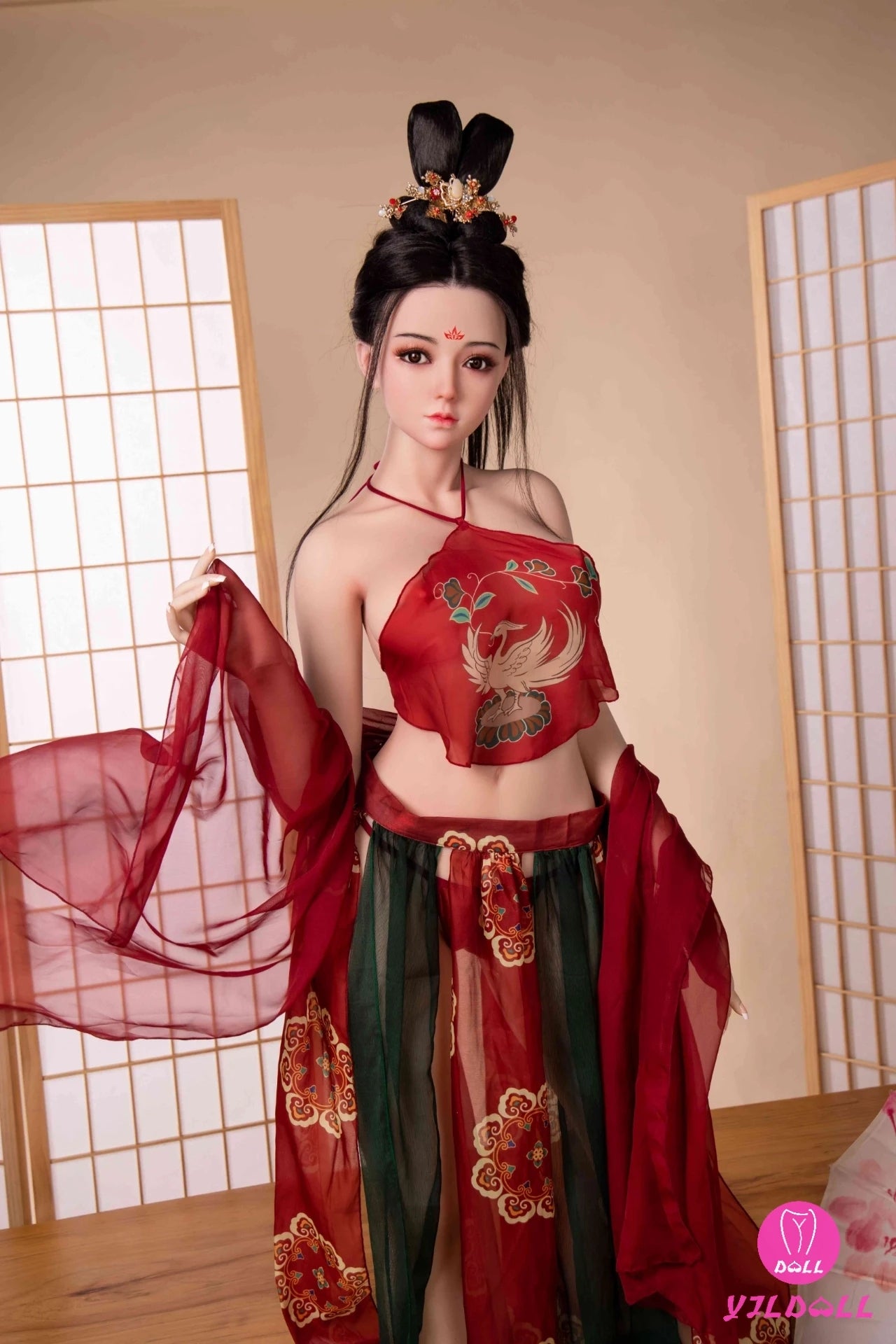 Livie poupée sexuelle (YJL Doll Bonnet D 148 cm #441 TPE+Silicone)