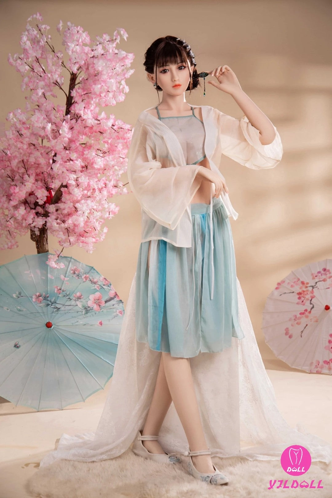 Zahra poupée sexuelle (YJL Doll Bonnet D 165 cm #262 TPE+Silicone)