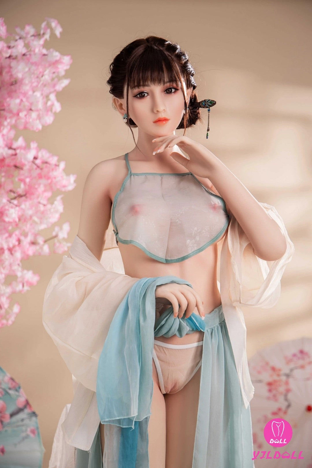 Zahra poupée sexuelle (YJL Doll 165 cm D-CUP # 262 TPE + Silicone)