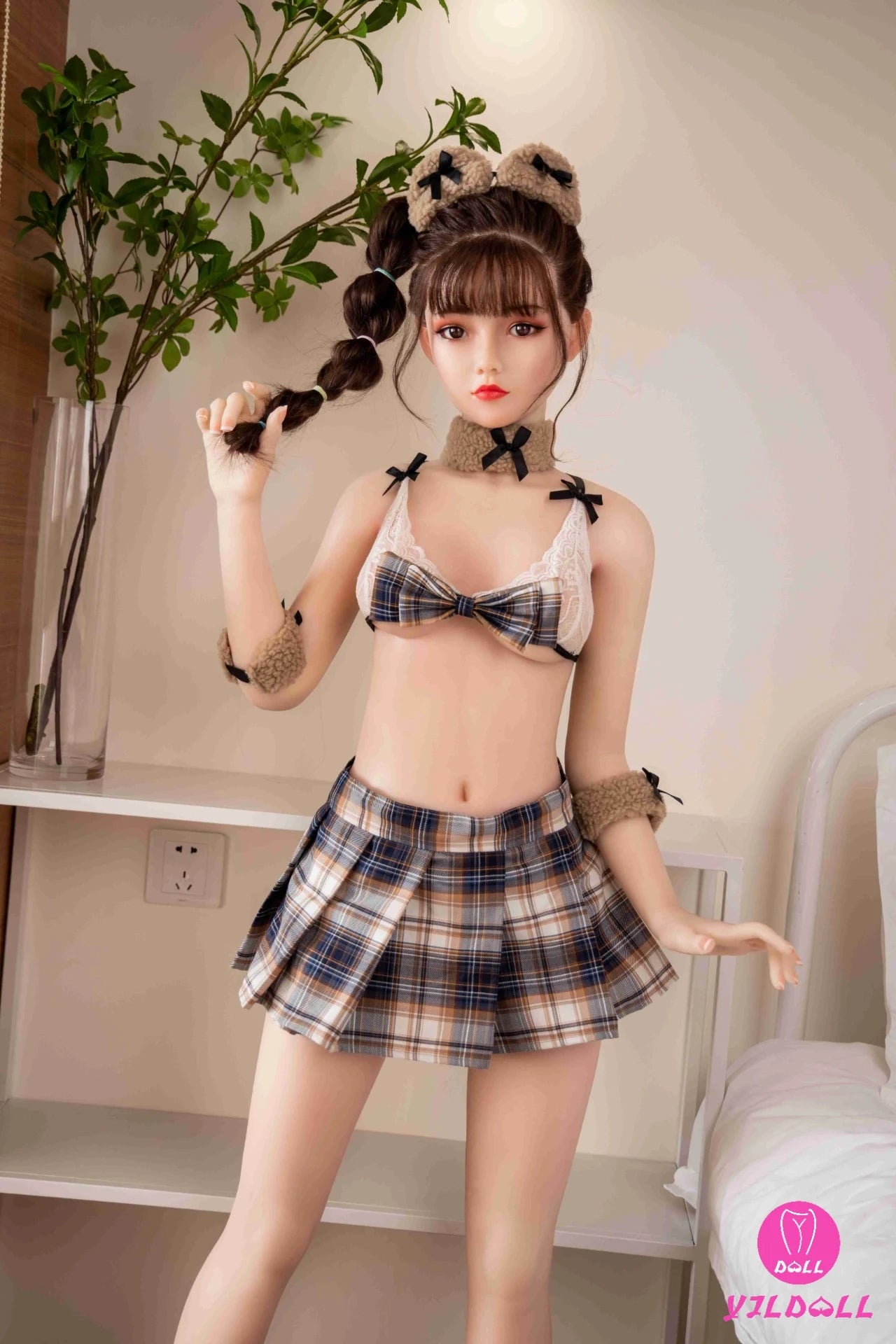 Johanna poupée sexuelle (YJL Doll Bonnet C 148 cm #350 TPE+Silicone)
