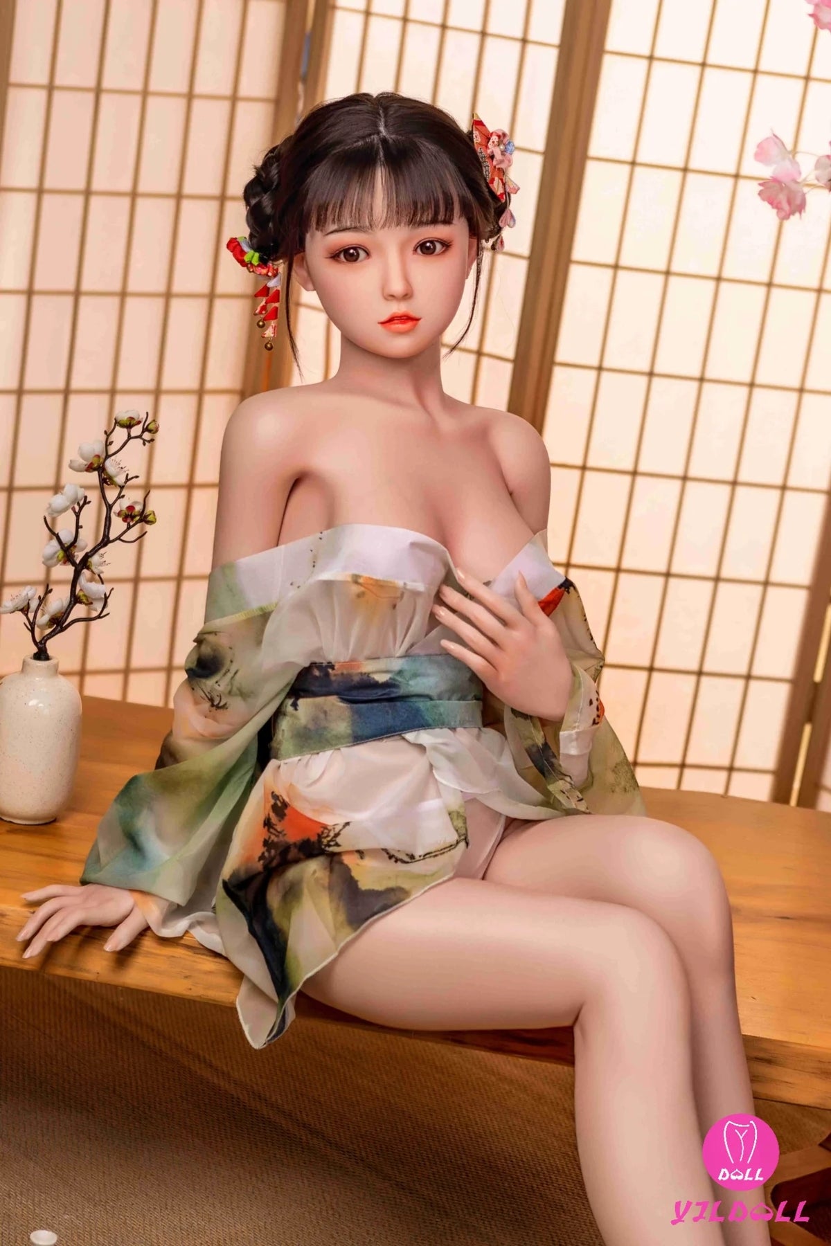 Anya poupée sexuelle (YJL Doll Bonnet C 148 cm #339 TPE+Silicone)