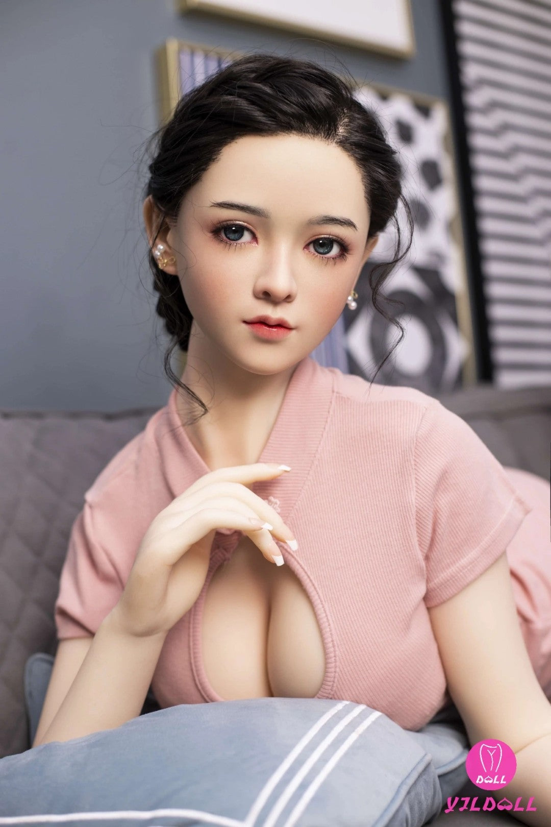 Élyse poupée sexuelle (YJL Doll Bonnet D 148 cm #301 TPE+Silicone)